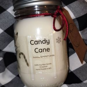 Candy Cane scented Holiday Candle